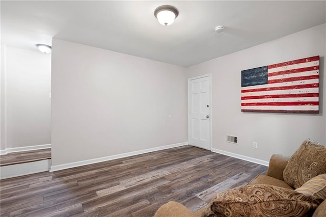 1223 Whitlock Ridge Dr SW, Marietta, GA 30064 - sitting room with baseboards and wood finished floors