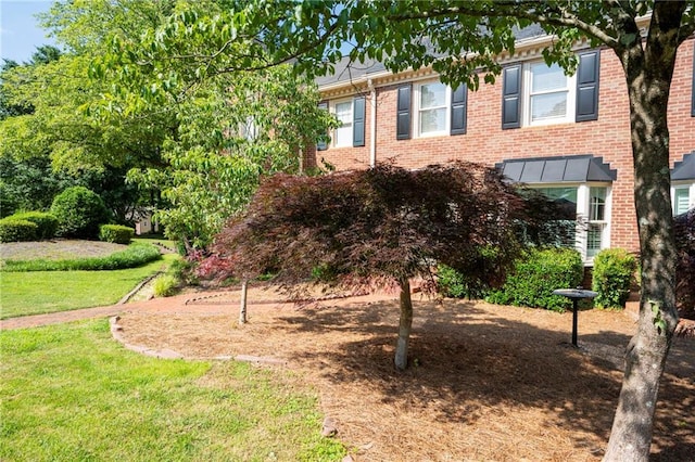 1223 Whitlock Ridge Dr SW, Marietta, GA 30064 - view of front of house featuring a front yard and brick siding
