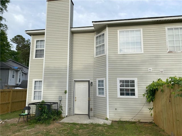 view of rear view of property