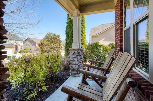 view of patio / terrace featuring a porch