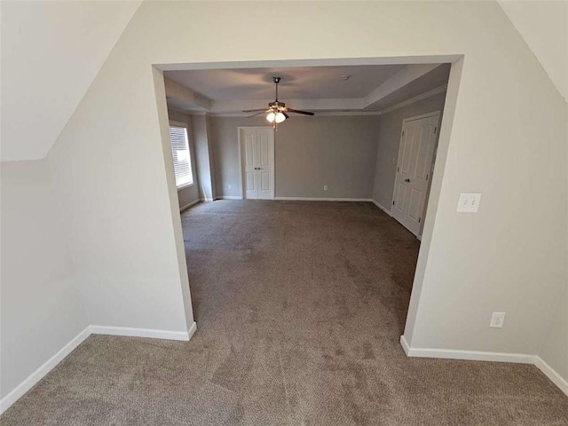 1021 Rock Elm Dr, Auburn, GA 30011 - additional living space featuring carpet, ceiling fan, and baseboards