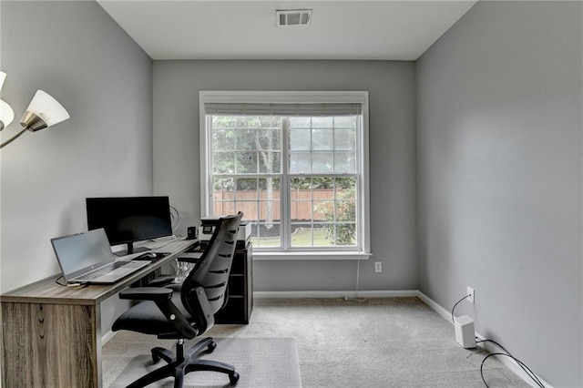 450 Hilingdon Way, Suwanee, GA 30024 - carpeted home office featuring baseboards and healthy amount of natural light