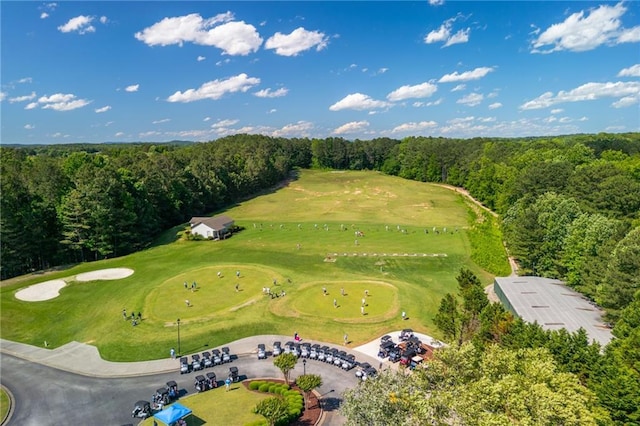 1096 Bridge Mill Ave, Canton, GA 30114 - drone / aerial view of a heavily wooded area and a golf club