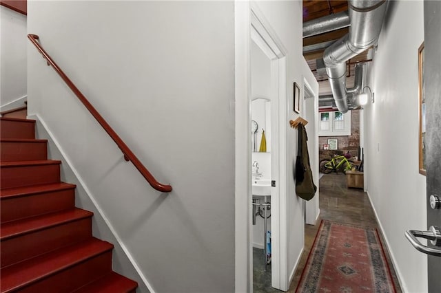 19 Hilliard St SE Unit 13, Atlanta, GA 30312 - staircase with baseboards