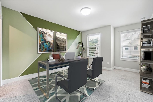 791 Belrose Dr, Smyrna, GA 30080 - office area with carpet and baseboards