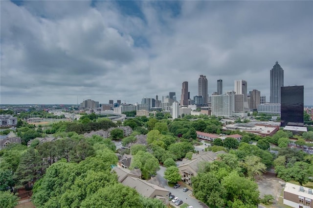 drone / aerial view of a view of skyline