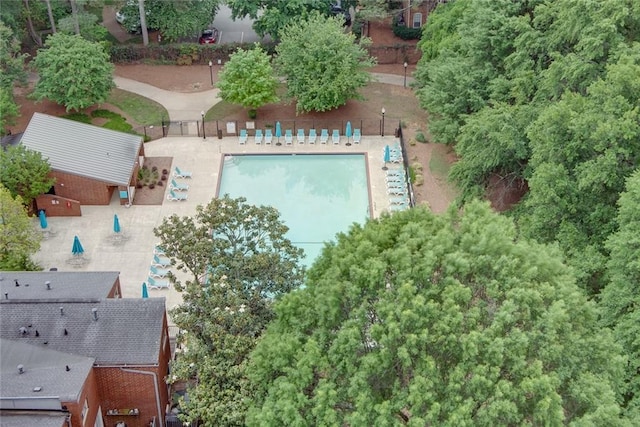 view of subject property