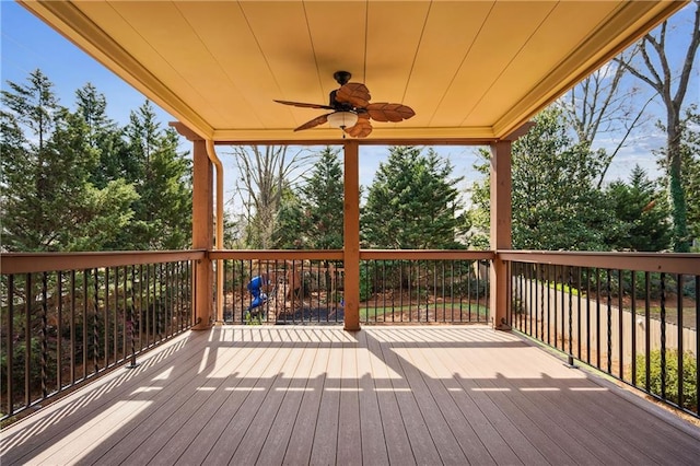 1211 Thornwell Dr, Brookhaven, GA 30319 - deck with a ceiling fan