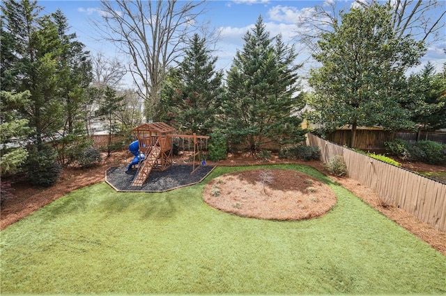 1211 Thornwell Dr, Brookhaven, GA 30319 - view of yard featuring a playground