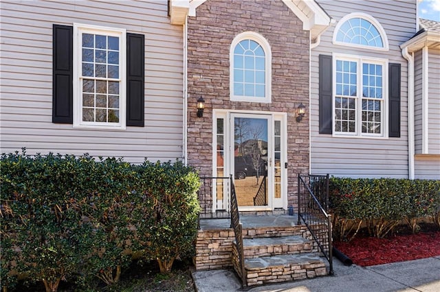 view of entrance to property