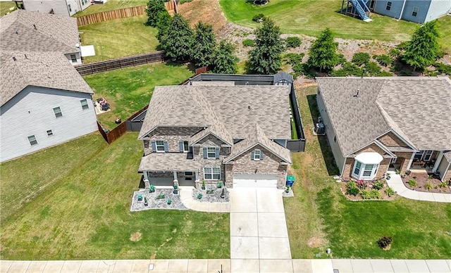 aerial view of property and surrounding area