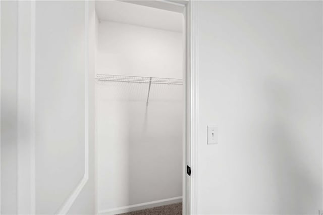 view of closet