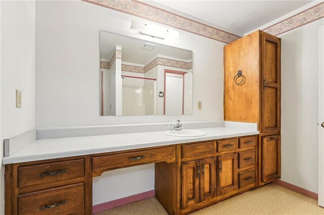 8464 Pleasant Hill Rd, Lithonia, GA 30058 - full bathroom featuring vanity and a shower