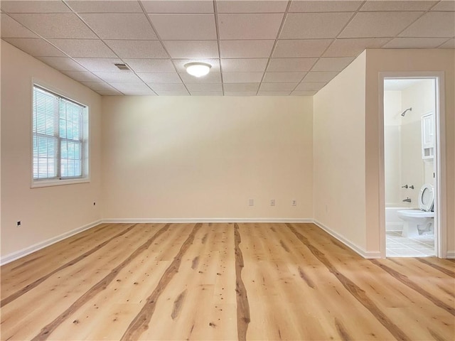 30 Buck Trl, Newnan, GA 30265 - unfurnished room featuring wood finished floors, a paneled ceiling, and baseboards