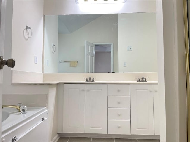30 Buck Trl, Newnan, GA 30265 - bathroom featuring double vanity and tile patterned floors