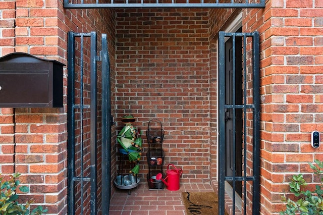 230 Bradberry St SW Unit 9, Atlanta, GA 30313 - property entrance with brick siding