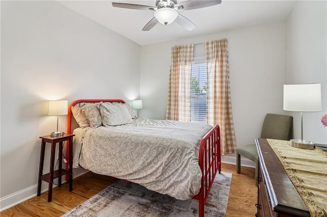 2465 Main St Unit 201, Atlanta, GA 30344 - bedroom with wood finished floors and ceiling fan