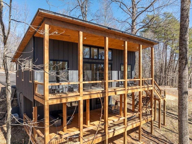68 Mallard Point Rd, Morganton, GA 30560 - view of outbuilding featuring stairs