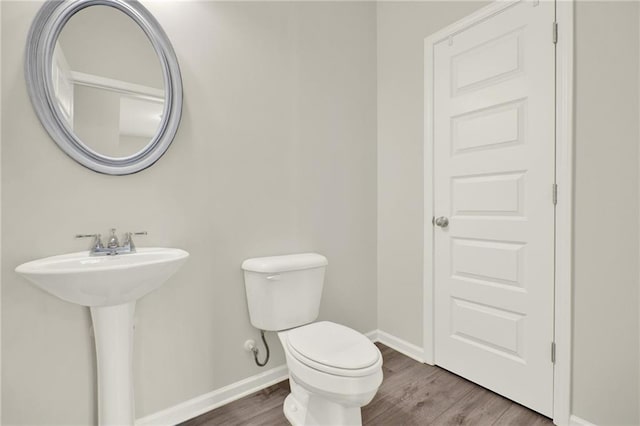 56 Preserve Pt, Jasper, GA 30143 - half bathroom with wood finished floors and toilet
