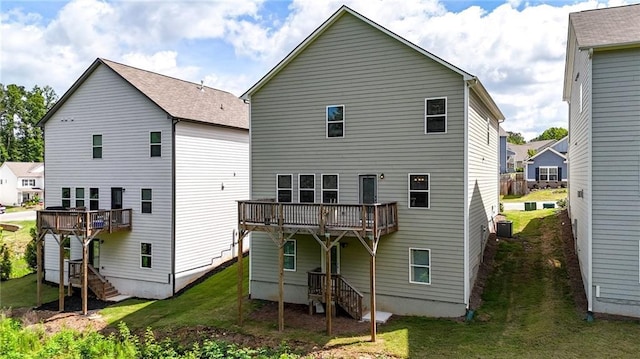 56 Preserve Pt, Jasper, GA 30143 - back of house featuring a yard and a deck