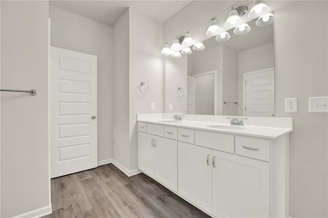 56 Preserve Pt, Jasper, GA 30143 - bathroom featuring double vanity and wood finished floors