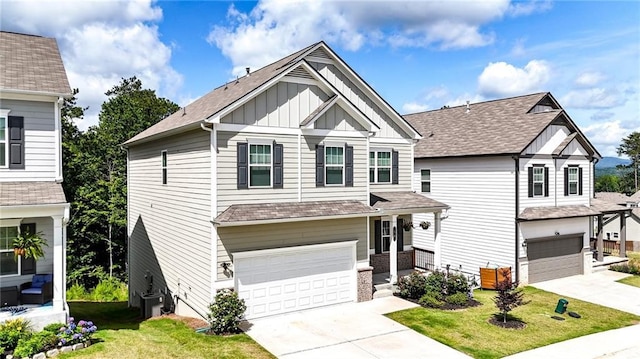 56 Preserve Pt, Jasper, GA 30143 - craftsman-style home with a garage, board and batten siding, concrete driveway, and roof with shingles