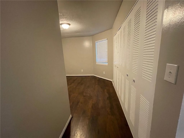 2449 Terrace Trl, Decatur, GA 30035 - corridor with baseboards, wood finished floors, and a textured ceiling