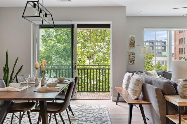 22 Airline St NE Unit 201, Atlanta, GA 30312 - dining room with wood finished floors