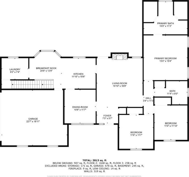 260 Pleasant Grove Cir, Mcdonough, GA 30252 - home floor plan