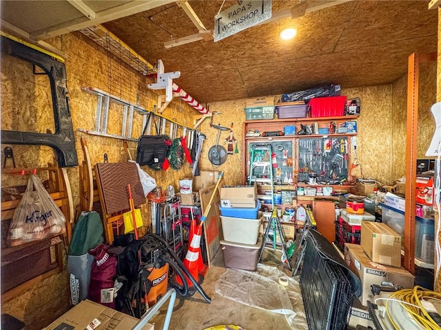 view of storage