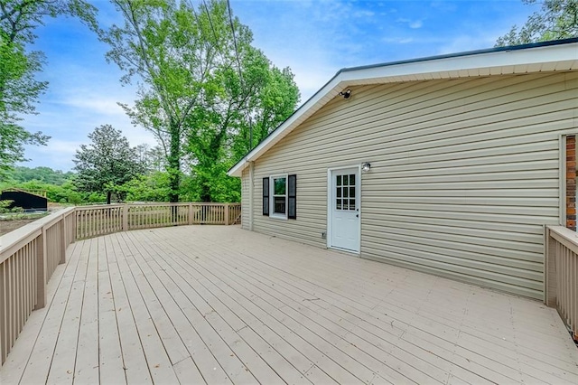 view of deck