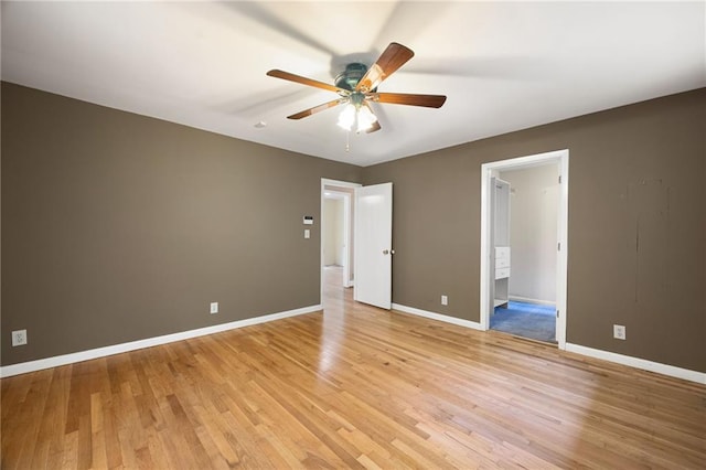 3272 Pinestream Rd NW, Atlanta, GA 30327 - unfurnished bedroom with light wood-style floors and a ceiling fan