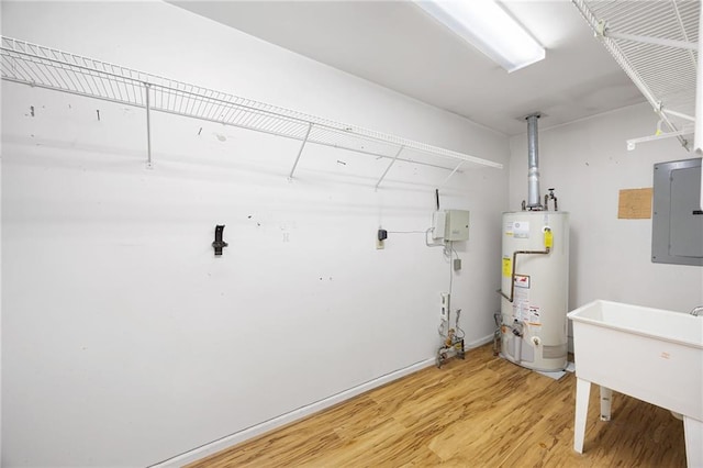 3272 Pinestream Rd NW, Atlanta, GA 30327 - utility room featuring water heater and electric panel