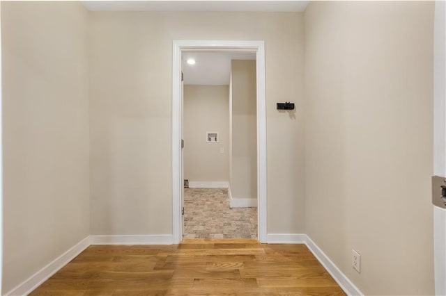 2552 Scenic Hwy S, Snellville, GA 30078 - hall with light wood-style flooring and baseboards