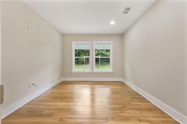 2552 Scenic Hwy S, Snellville, GA 30078 - empty room featuring baseboards, light wood-type flooring, and recessed lighting
