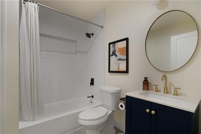 1218 Crestwood Dr SE, Atlanta, GA 30316 - bathroom featuring shower / bath combination with curtain and vanity
