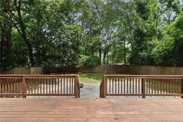 1218 Crestwood Dr SE, Atlanta, GA 30316 - wooden deck with a fenced backyard