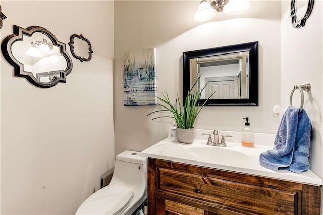 99 Bree Ln, Canton, GA 30114 - bathroom with toilet and vanity