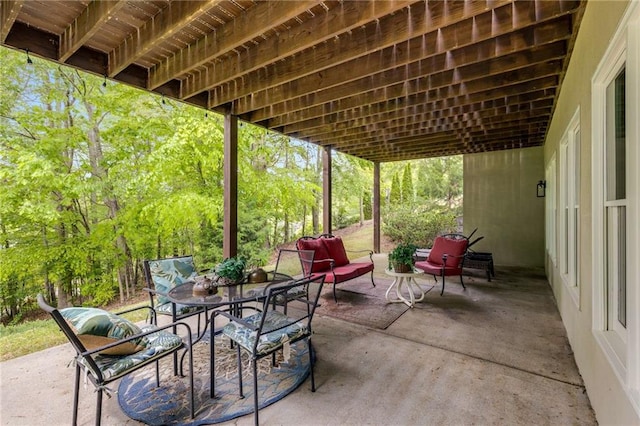 99 Bree Ln, Canton, GA 30114 - view of patio / terrace with outdoor dining area