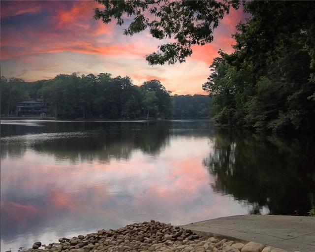 3338 Breton Cir NE, Brookhaven, GA 30319 - water view featuring a forest