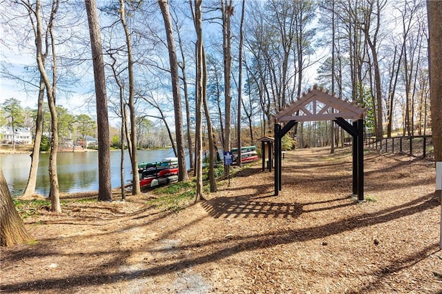 3338 Breton Cir NE, Brookhaven, GA 30319 - view of yard with a water view