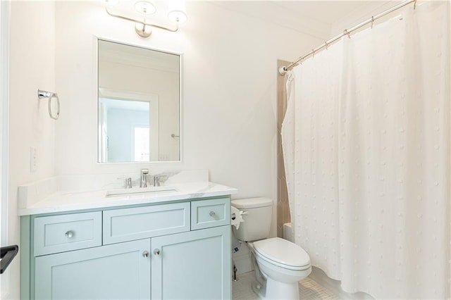 3338 Breton Cir NE, Brookhaven, GA 30319 - full bath with toilet, vanity, tile patterned floors, and shower / tub combo