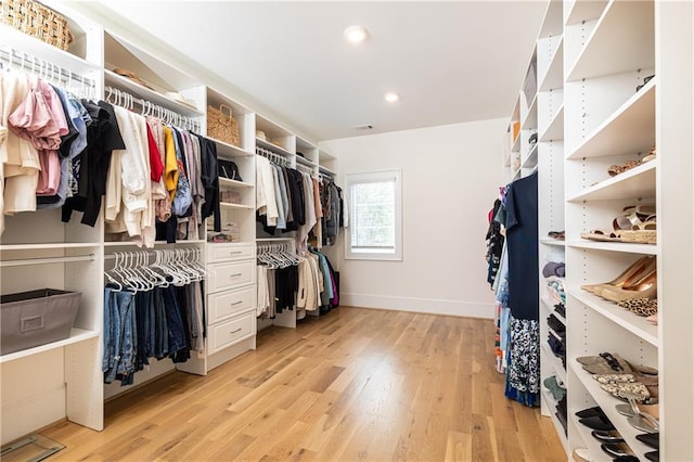3338 Breton Cir NE, Brookhaven, GA 30319 - walk in closet with light wood-type flooring