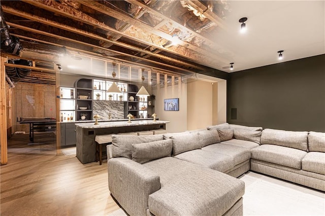 3338 Breton Cir NE, Brookhaven, GA 30319 - living area featuring light wood-type flooring