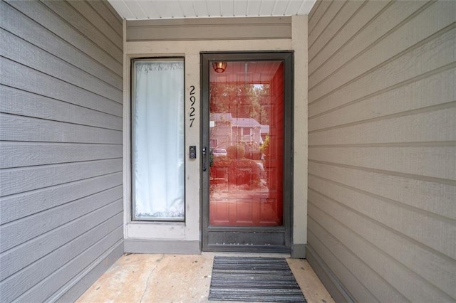 view of entrance to property