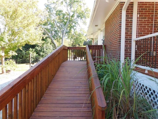 893 Andrews Dr, Conyers, GA 30012 - view of wooden terrace