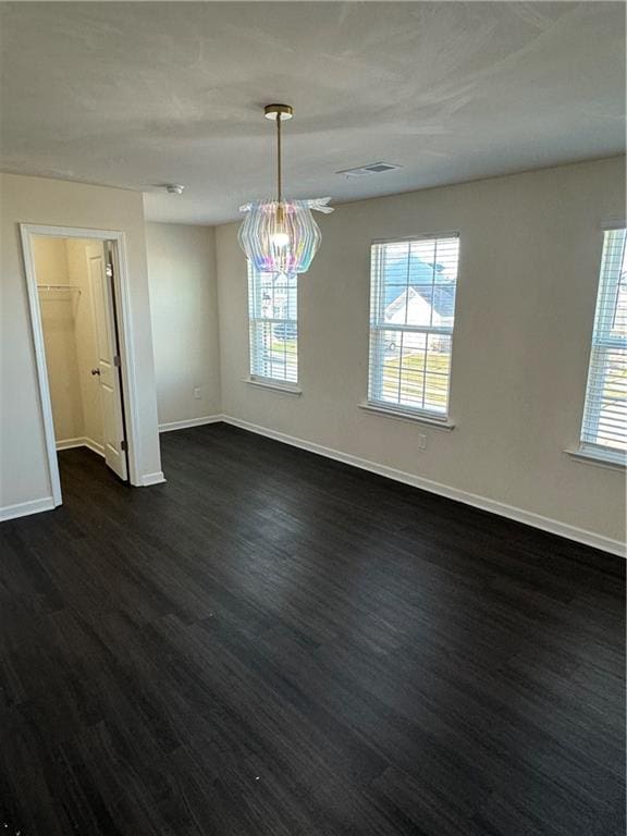 136 Paulownia Cir, Mcdonough, GA 30253 - unfurnished room featuring dark wood finished floors and baseboards
