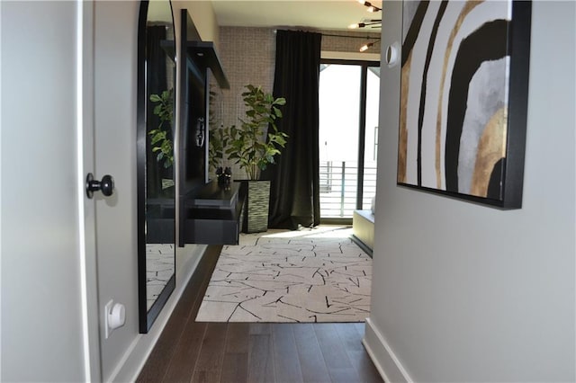 1350 May Ave Unit 14, Atlanta, GA 30316 - hall with baseboards and wood finished floors