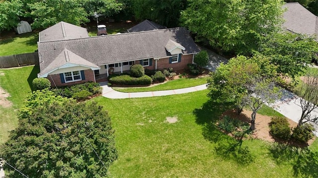 aerial view of property and surrounding area