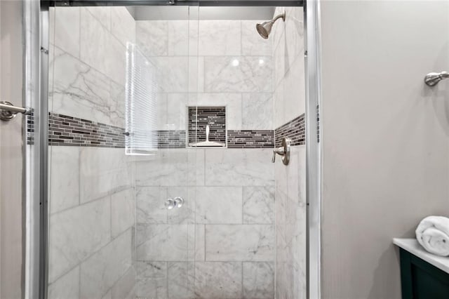 1684 Braeburn Dr SE, Atlanta, GA 30316 - bathroom with a stall shower and vanity